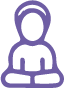 icono figura meditacion yoga